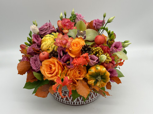 Aranjament floral Serbarea Toamnei